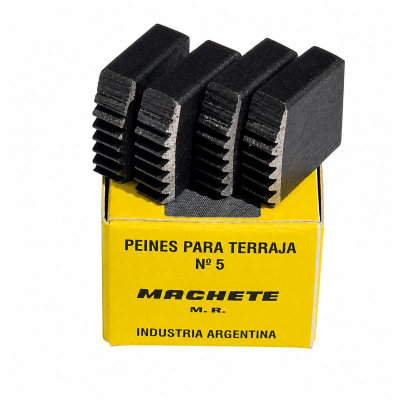 Juego Peines P/Terraja N°5 C/U -- Machete