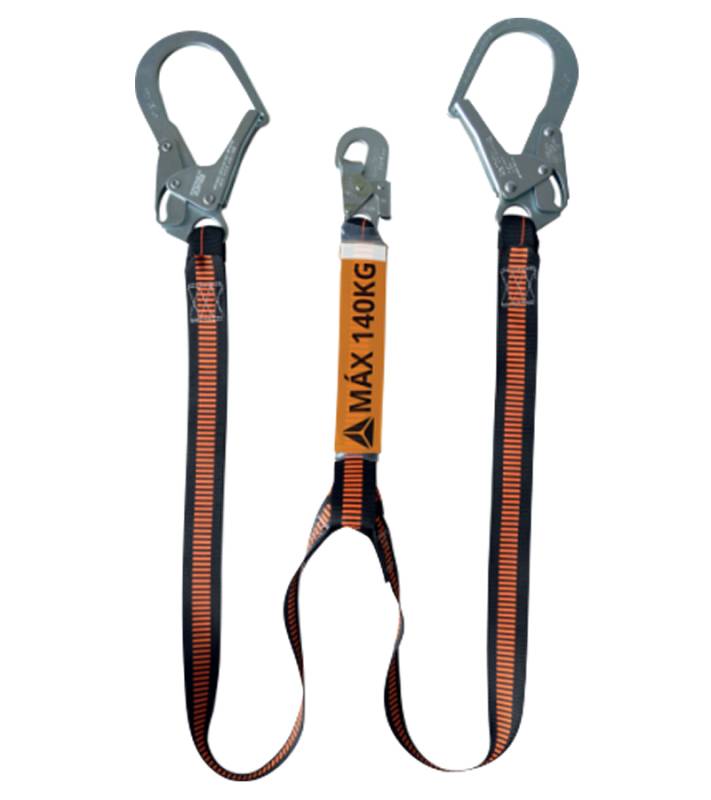 Cabo Anticaidas 1,5 M Doble 18Mm - 65Mm 140 Kg Deltaplus